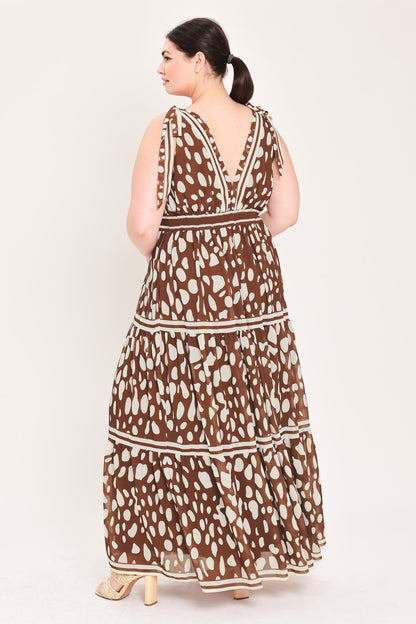 Spiced Terrain Woven Maxi Dress