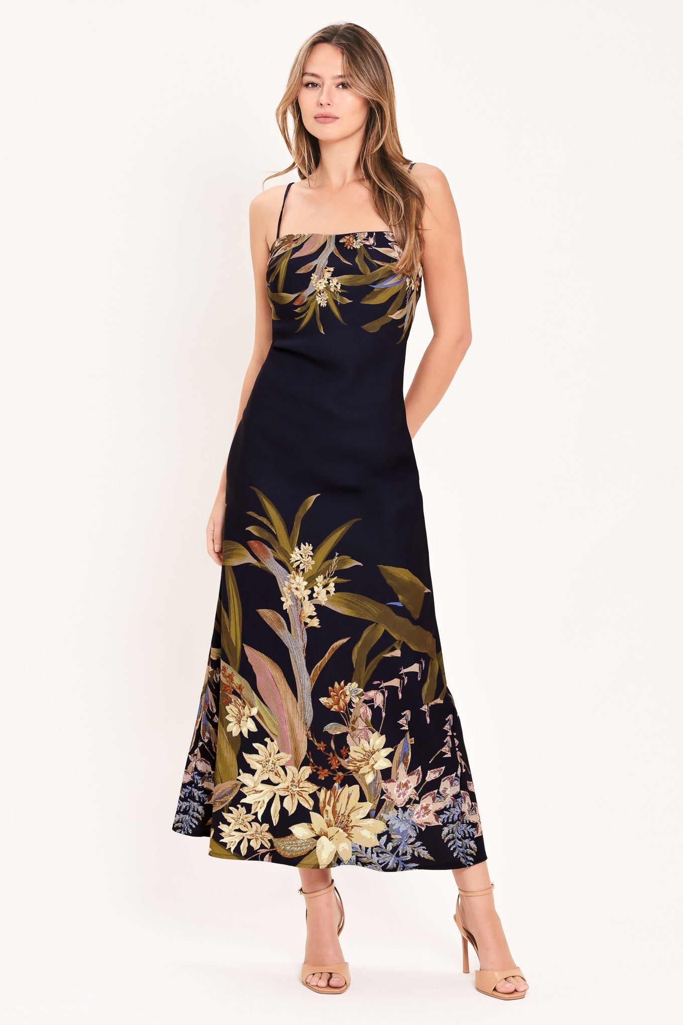 Twilight Wildflower Woven Maxi Dress