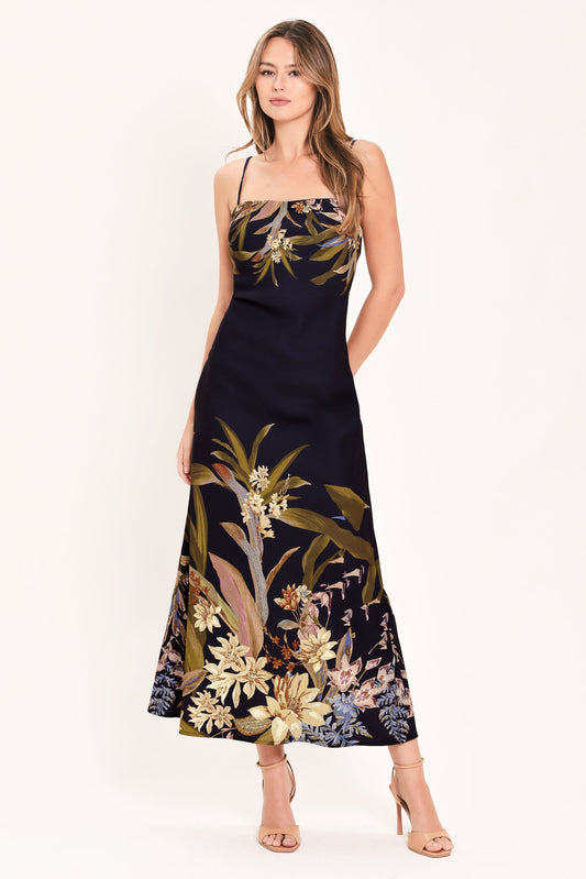 Twilight Wildflower Woven Maxi Dress