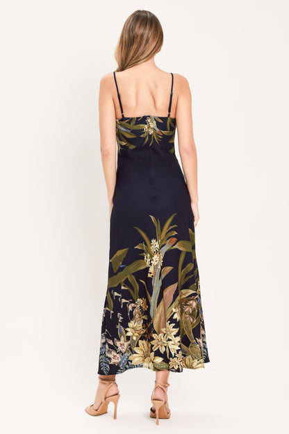 Twilight Wildflower Woven Maxi Dress