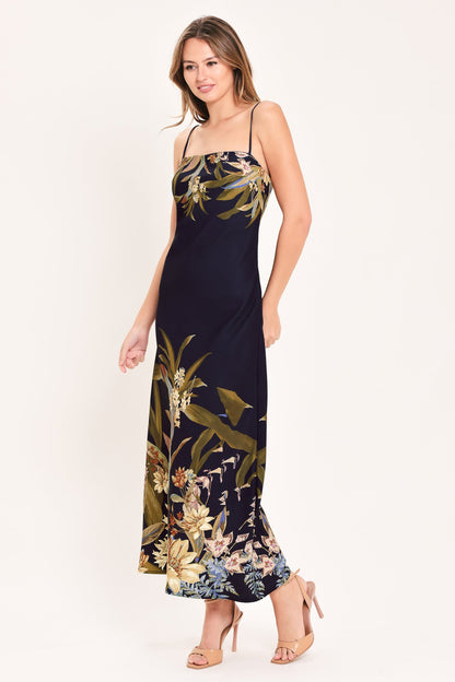 Twilight Wildflower Woven Maxi Dress