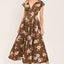 BROWN FLORAL
