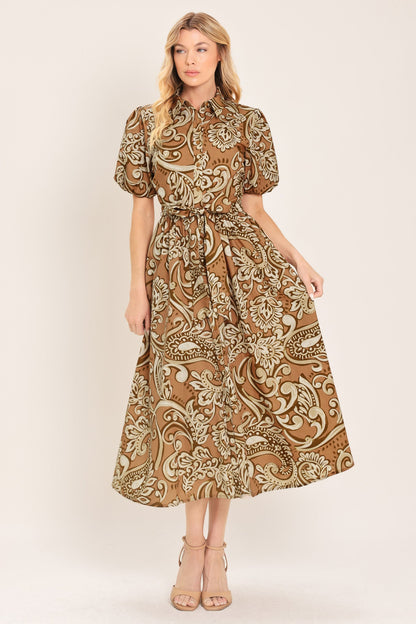 retro paisley dress Vintage 50s/60s Blue and Green Knee Length Shirt EXTRA SMALL 70s Vintage Paisley Maxi Dress
