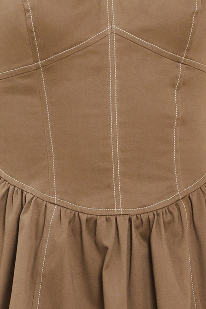 Prairie Heart Ballad Woven Midi Dress