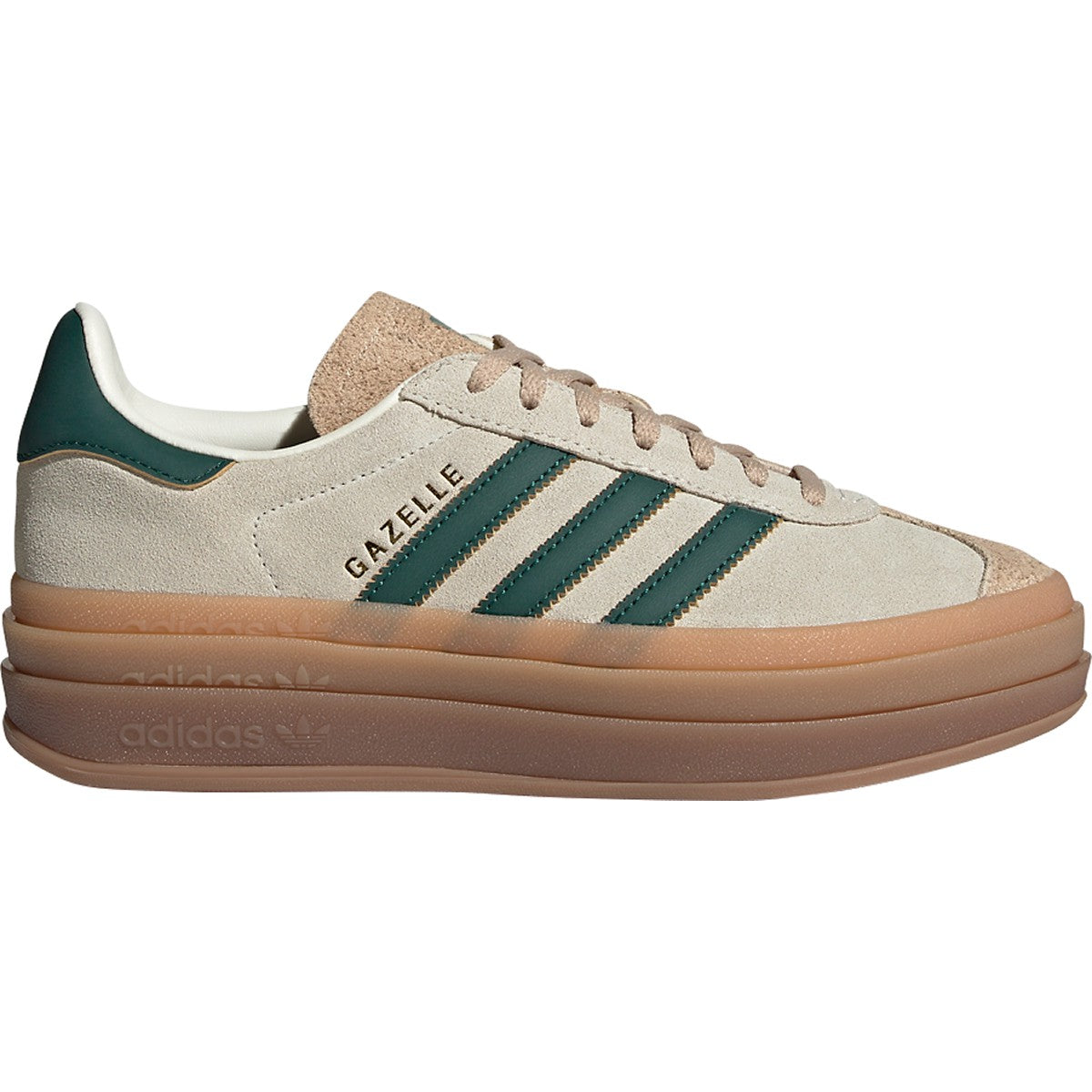 adidas Women's Gazelle Bold 'Magic Beige Collegiate Green'