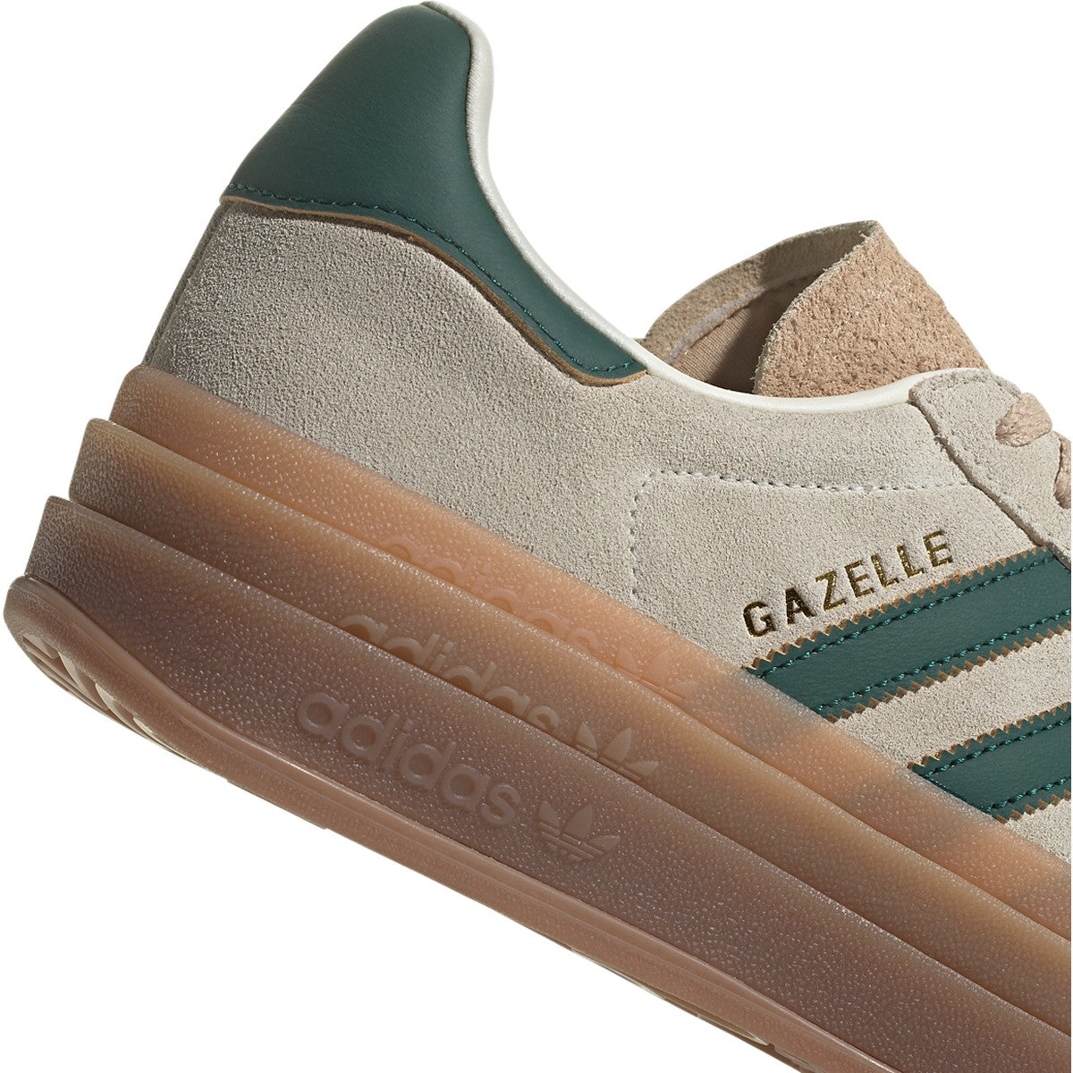 adidas Women's Gazelle Bold 'Magic Beige Collegiate Green'