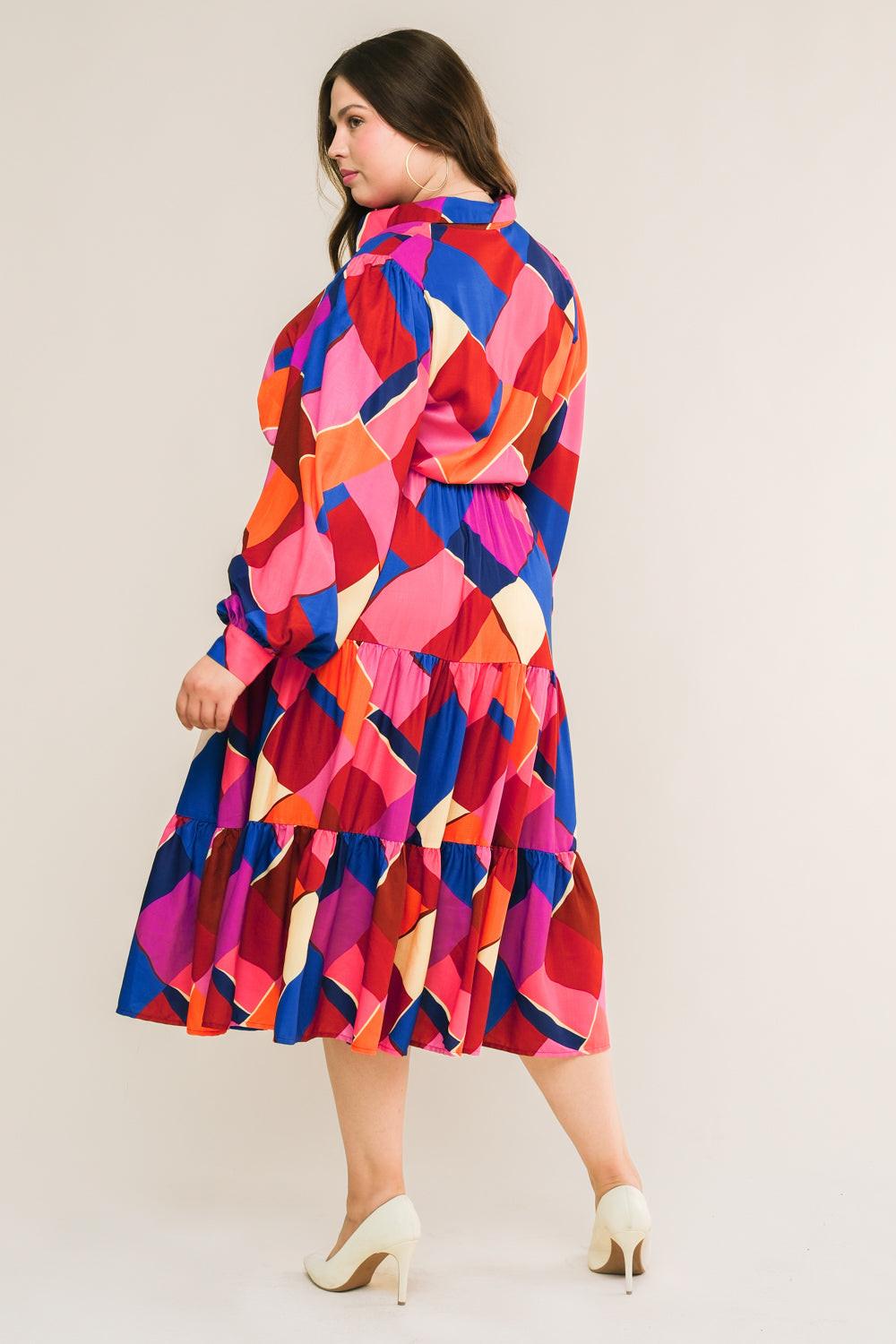 Wise Woman Woven Midi Dress