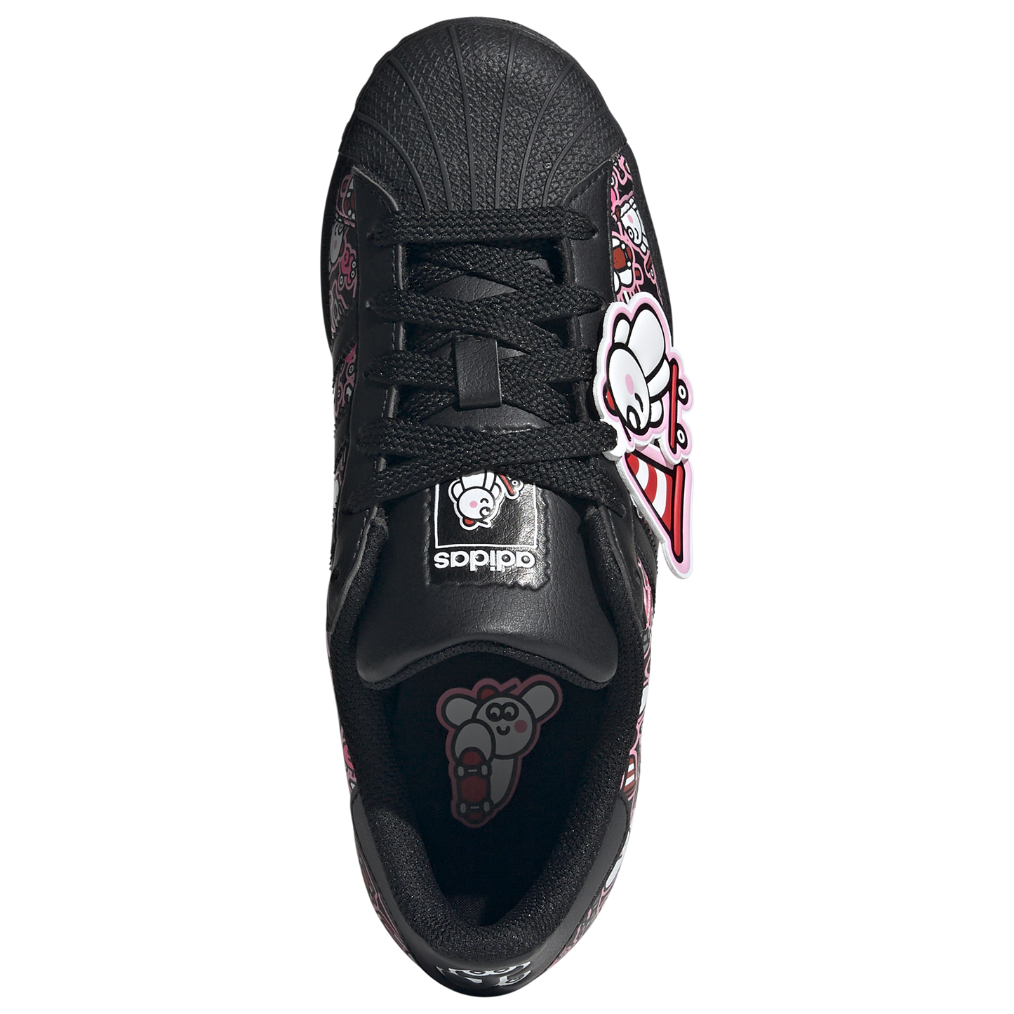 [IE0252] Youth adidas Superstar 'James Jarvis Core Black Cloud White'