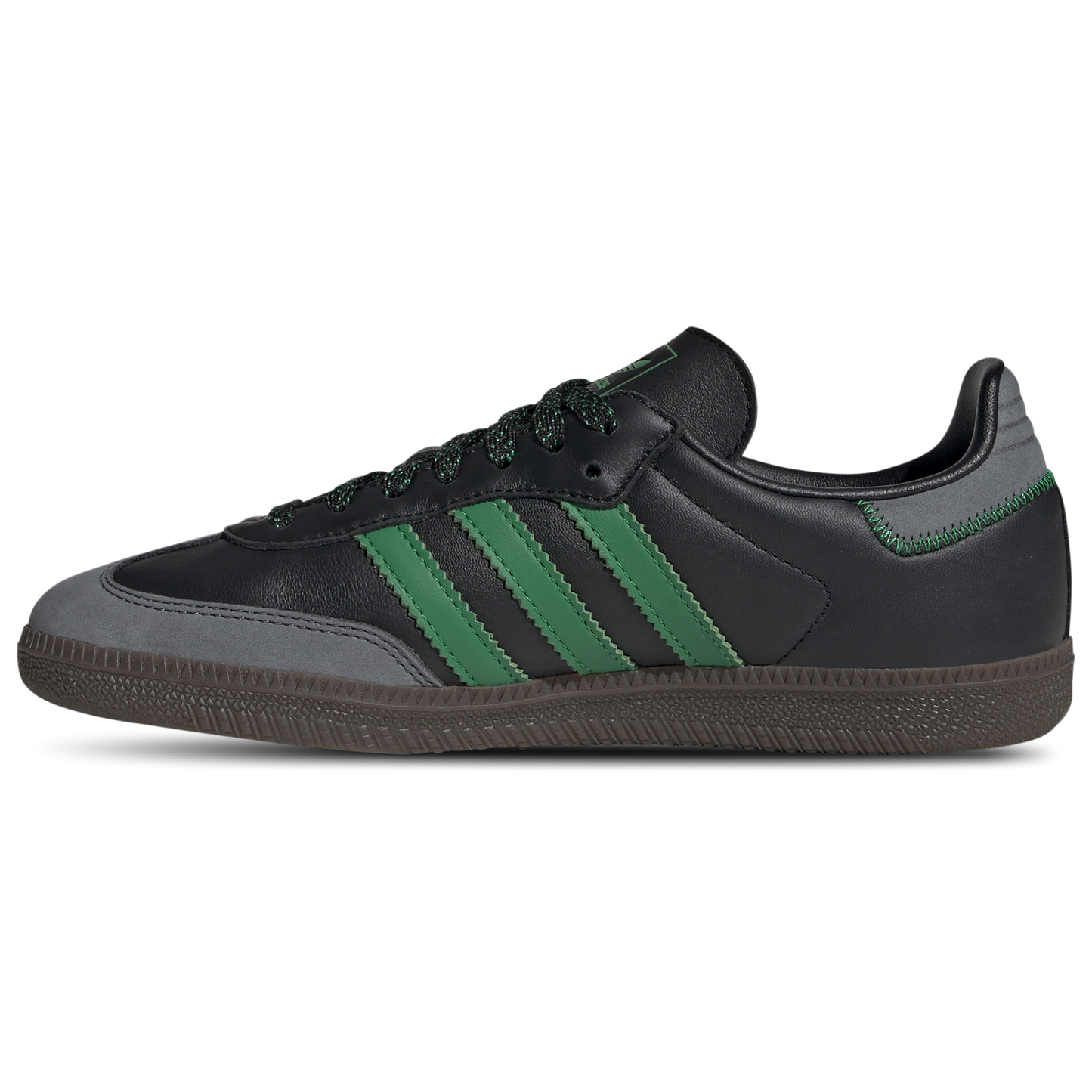 [IE6520] Womens adidas Samba OG 'Black Green'