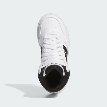 [IG3715] Youth adidas Hoops Mid ‘Cloud White Core Black (GS)'