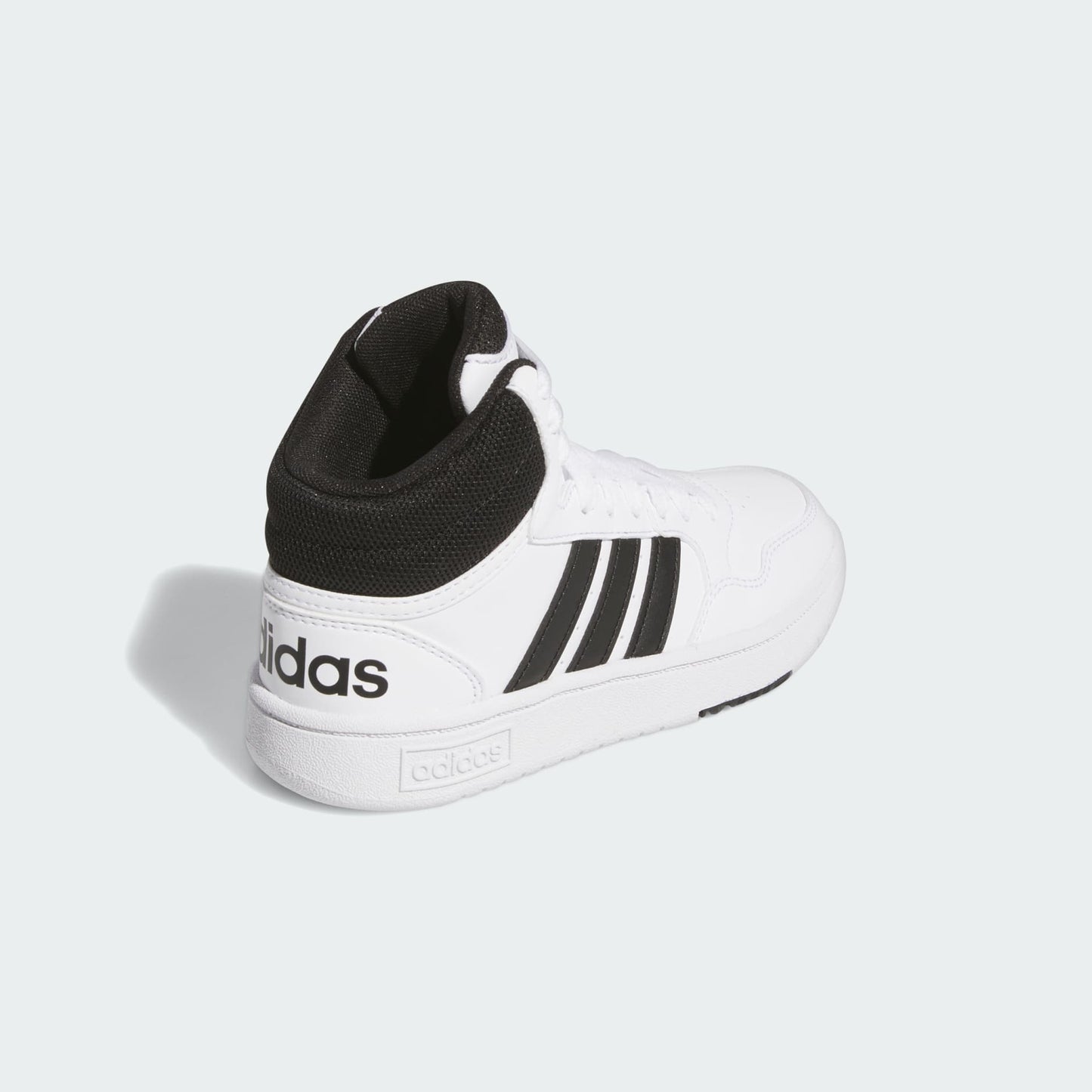 [IG3715] Youth adidas Hoops Mid ‘Cloud White Core Black (GS)'