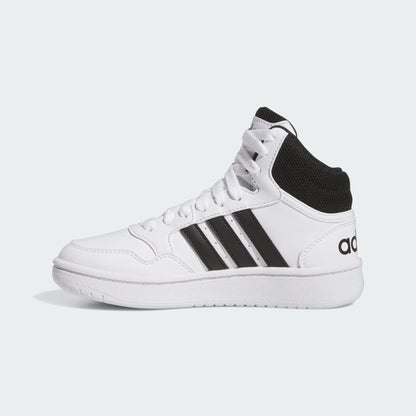 [IG3715] Youth adidas Hoops Mid ‘Cloud White Core Black (GS)'