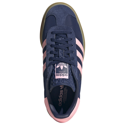 [IG4390] Womens adidas Gazelle Bold 'Dark Blue Pink Spark'
