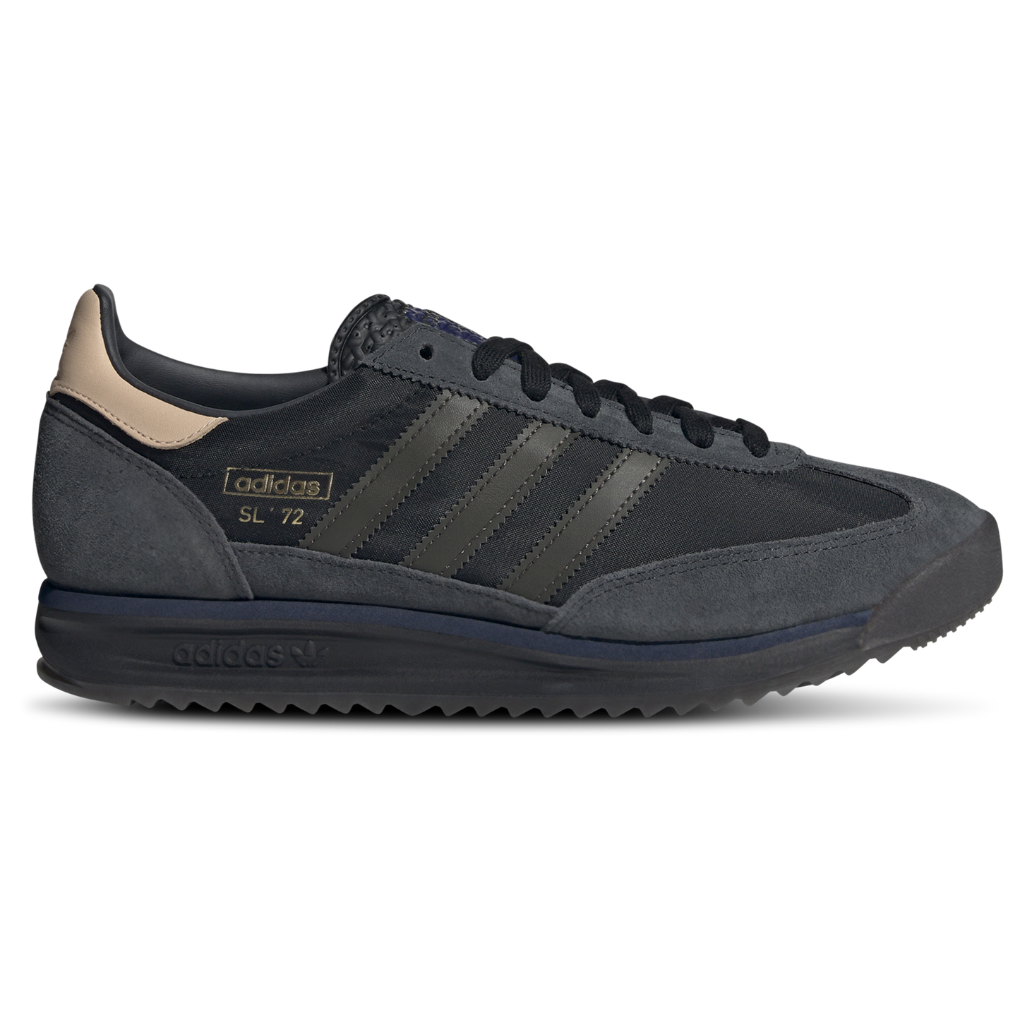 [ig4646] Mens Adidas Sl 72 Rs 'core Black Shadow Olive'