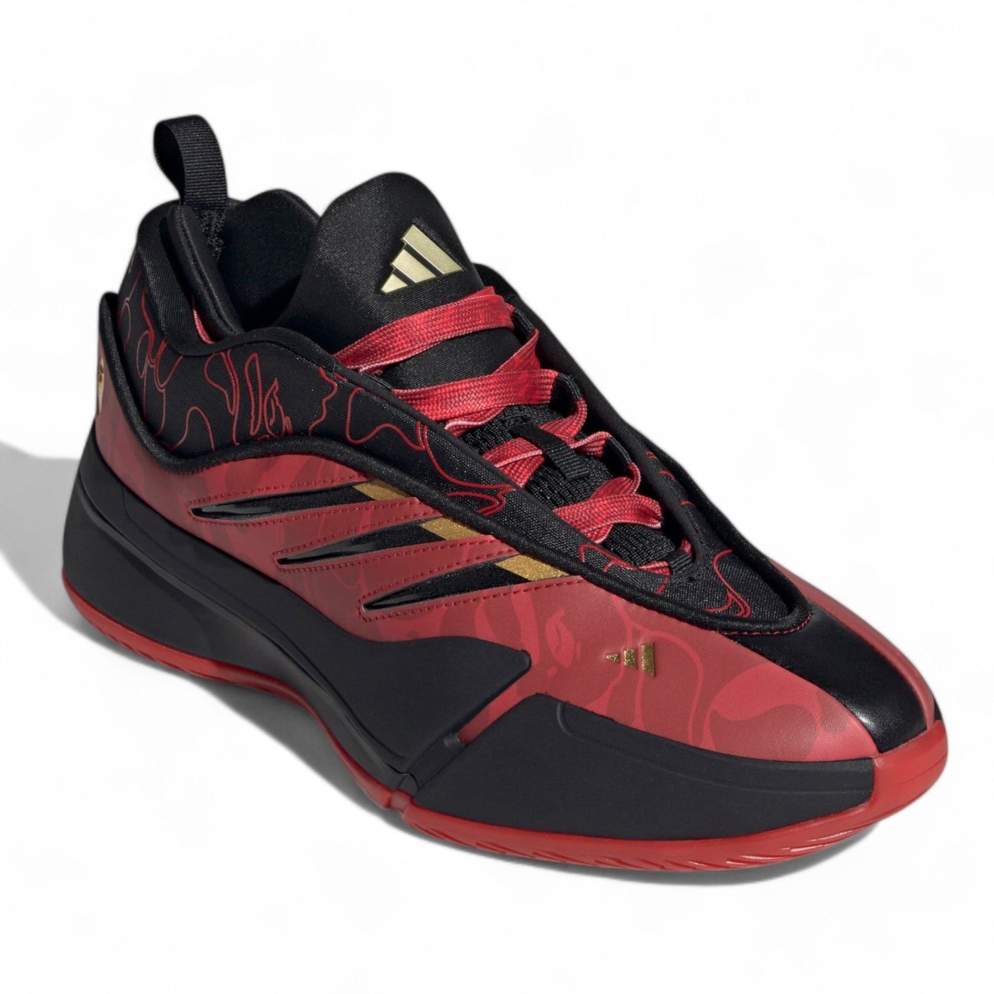 Men's adidas Dame 9 'Bape Black Red'