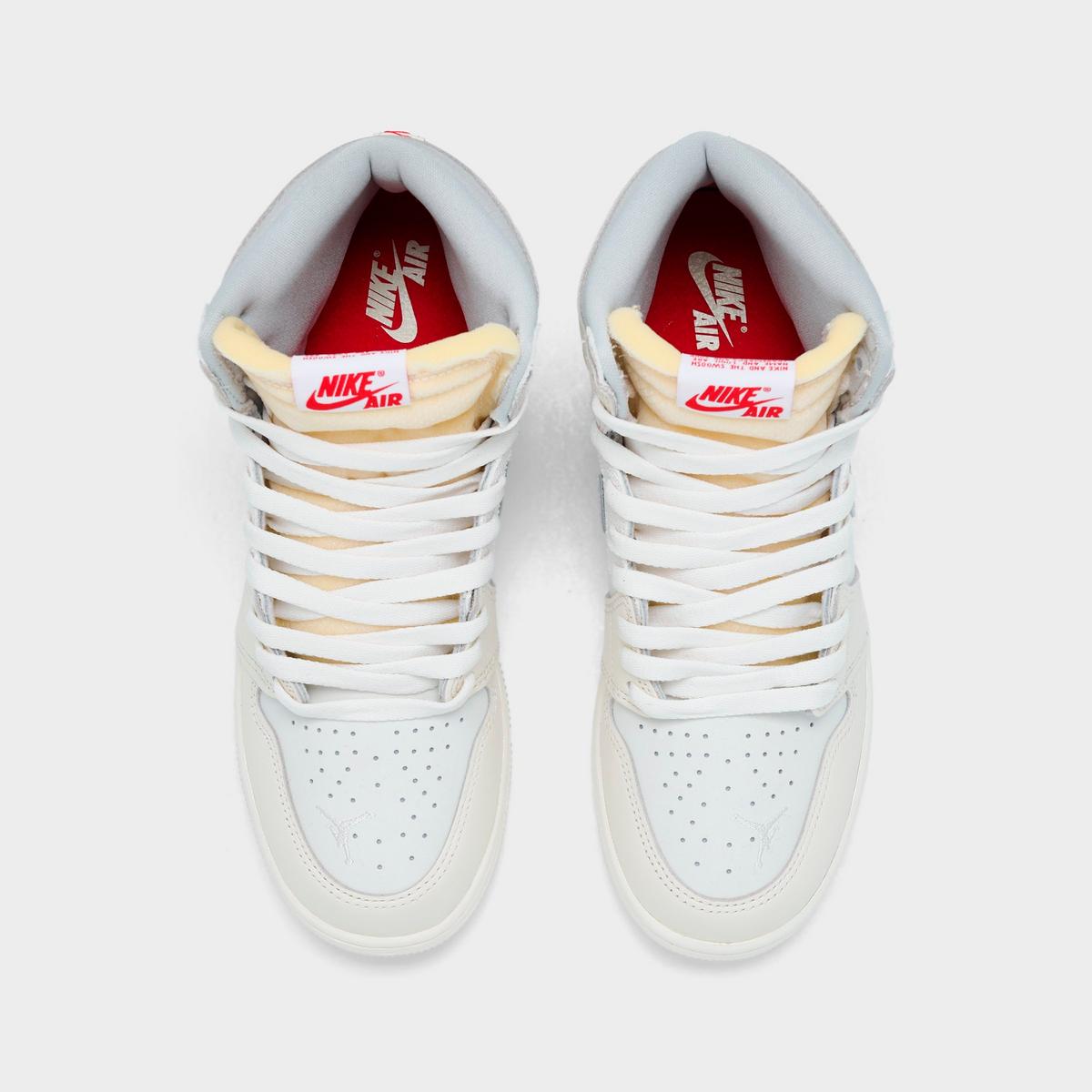 [ih4281-100] Grade School Air Jordan Retro 1 High Og 'sail University Red'