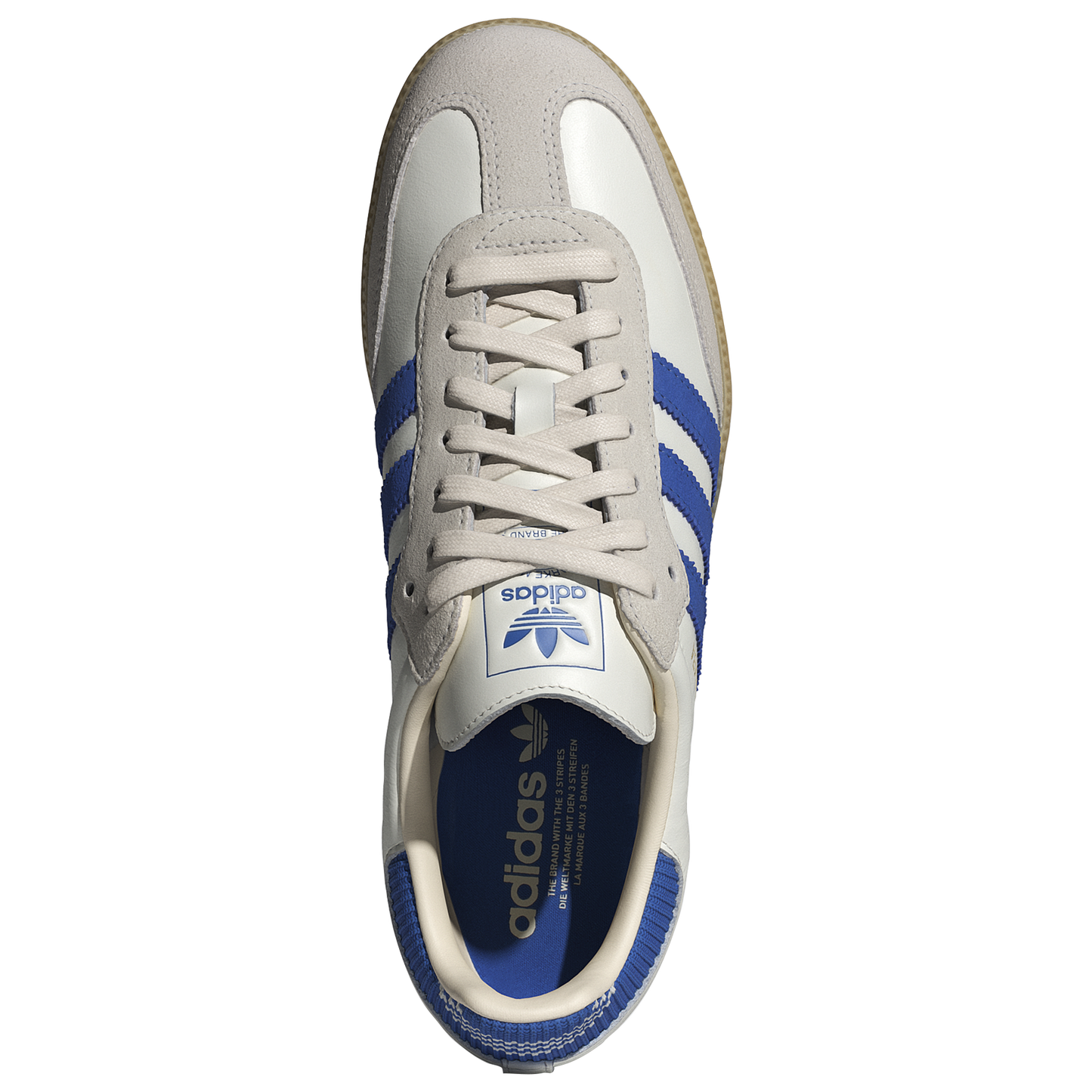 [IH6821] Mens adidas Samba OG 'Cloud White Blue Gum'