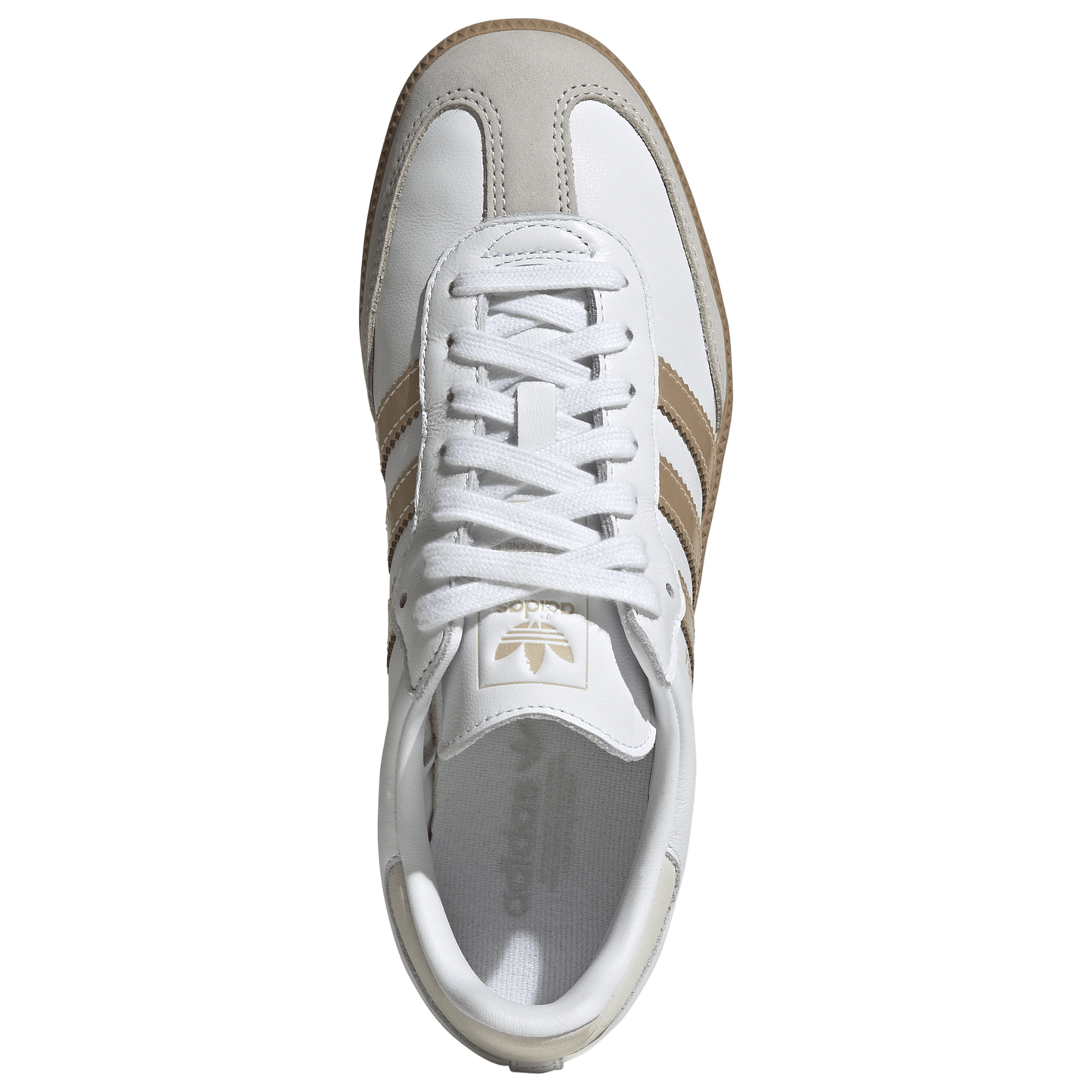 [IH9127] Women's adidas Samba OG 'White Wonder Gold Metallic'