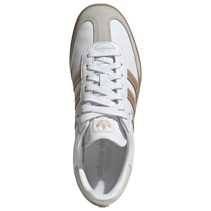 [IH9127] Women's adidas Samba OG 'White Wonder Gold Metallic'