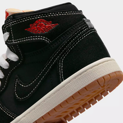 Preschool Air Jordan 1 Retro High OG - Flight Club - Black/Sail-Gum Med Brown