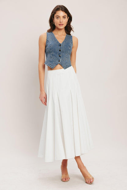 Euro Summer Denim Vest