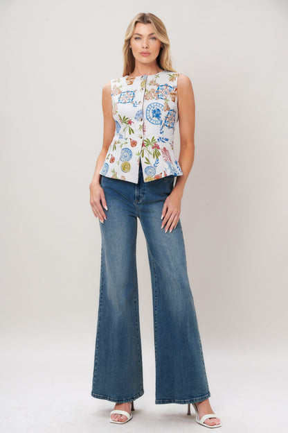 Summer Atelier Woven Vest