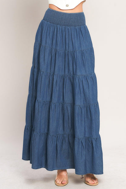 Summer Simplicity Lightweight Maxi Skirt
