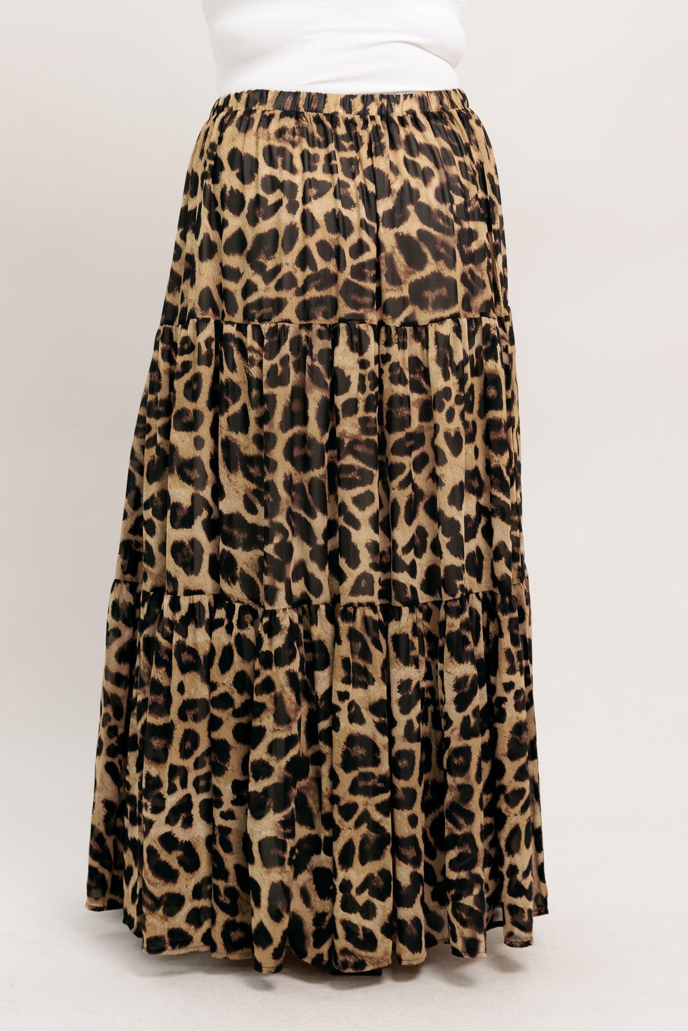 Seasonless Styling Woven Maxi Skirt