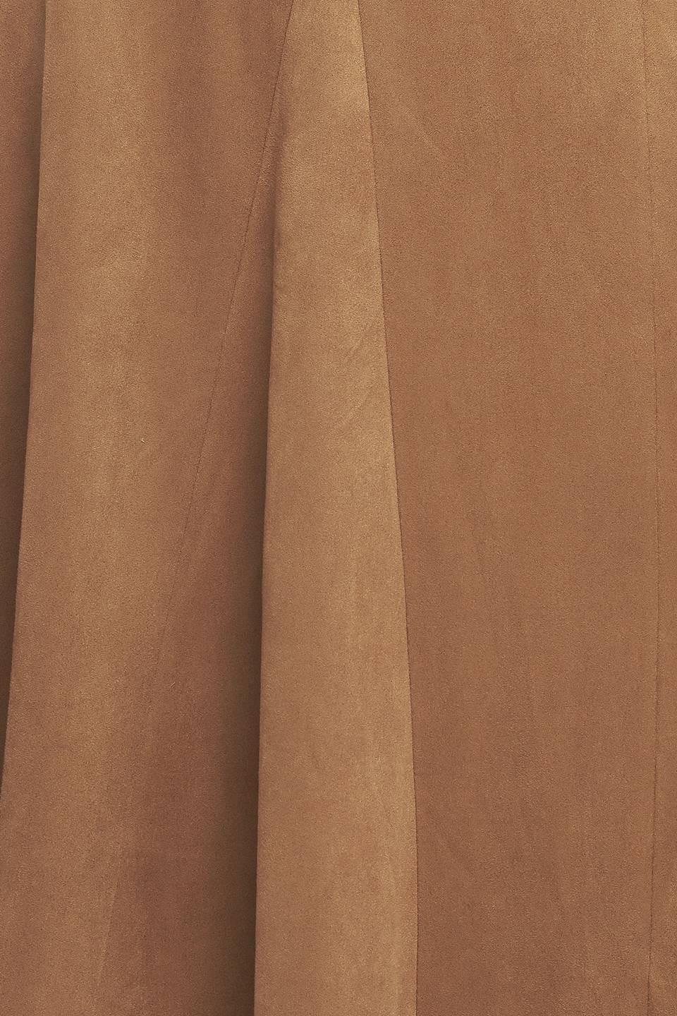 Urban Chic Faux Suede Midi Skirt