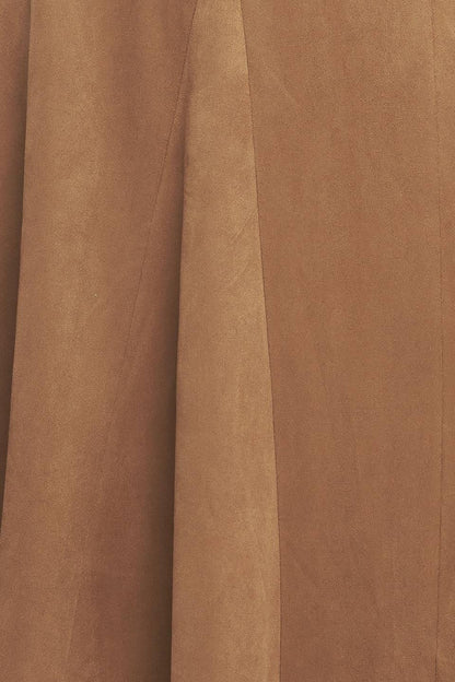 Urban Chic Faux Suede Midi Skirt
