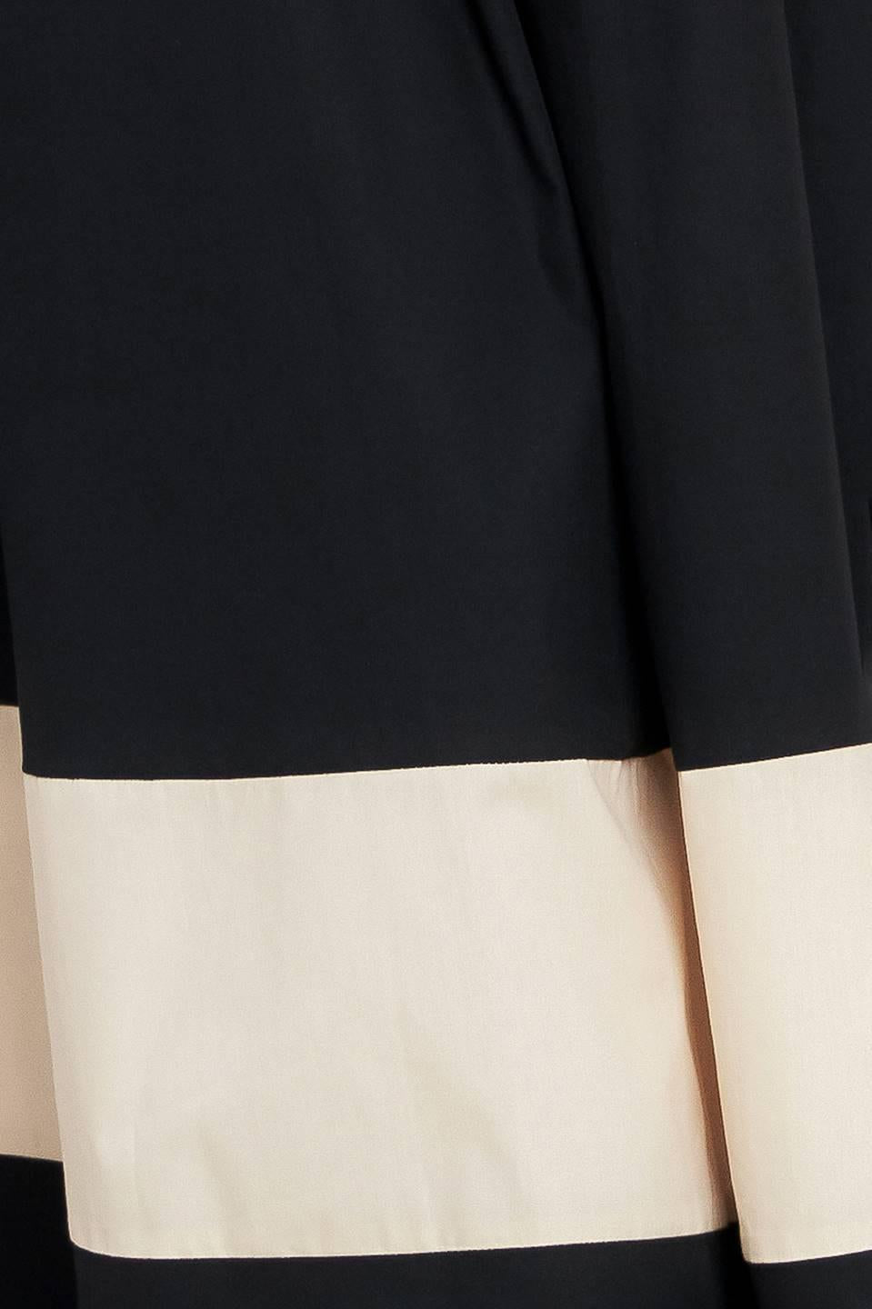 Gallery Contrast Full Midi Skirt