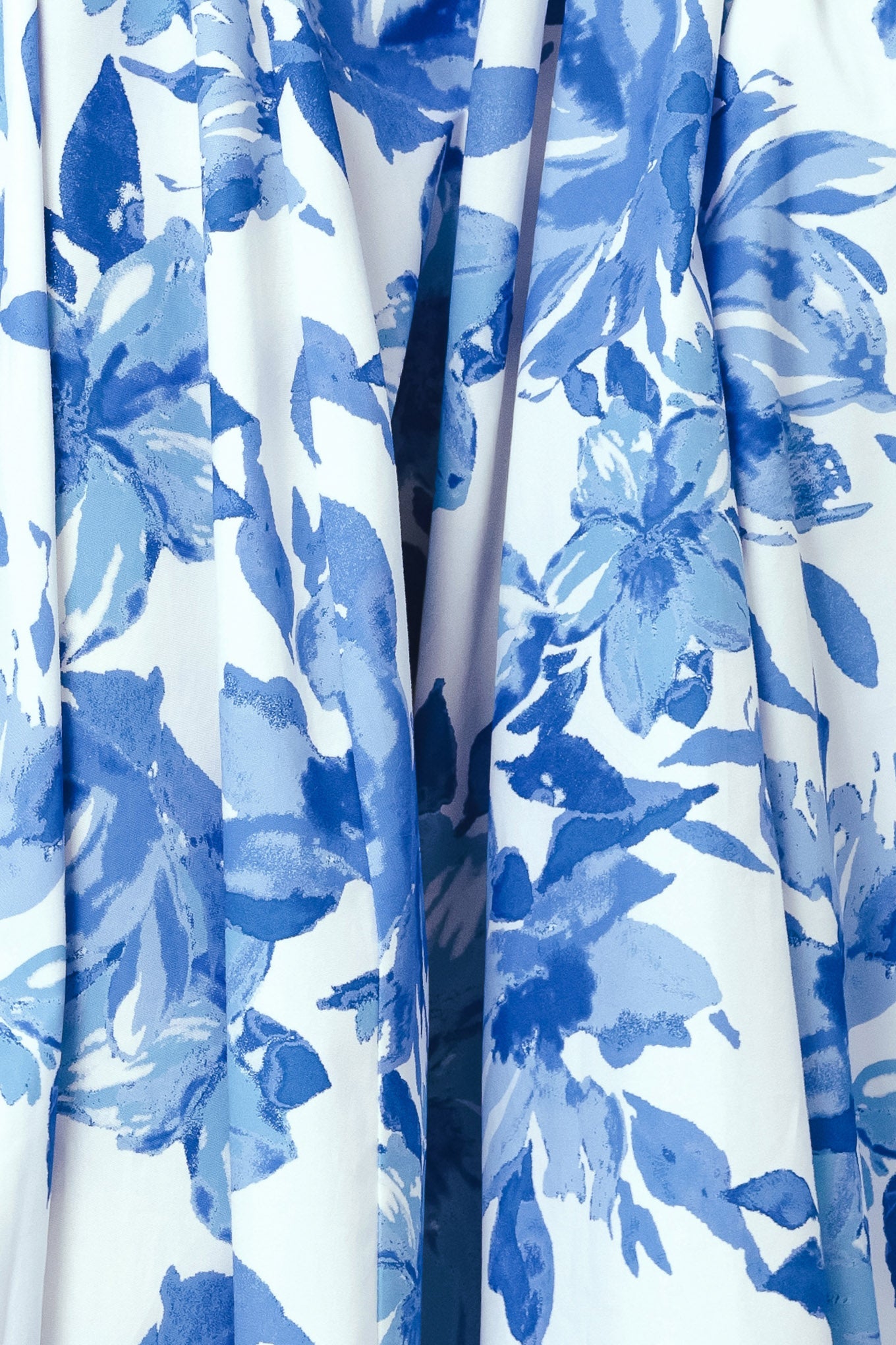 Sky Blossom Woven Full Circle Skirt