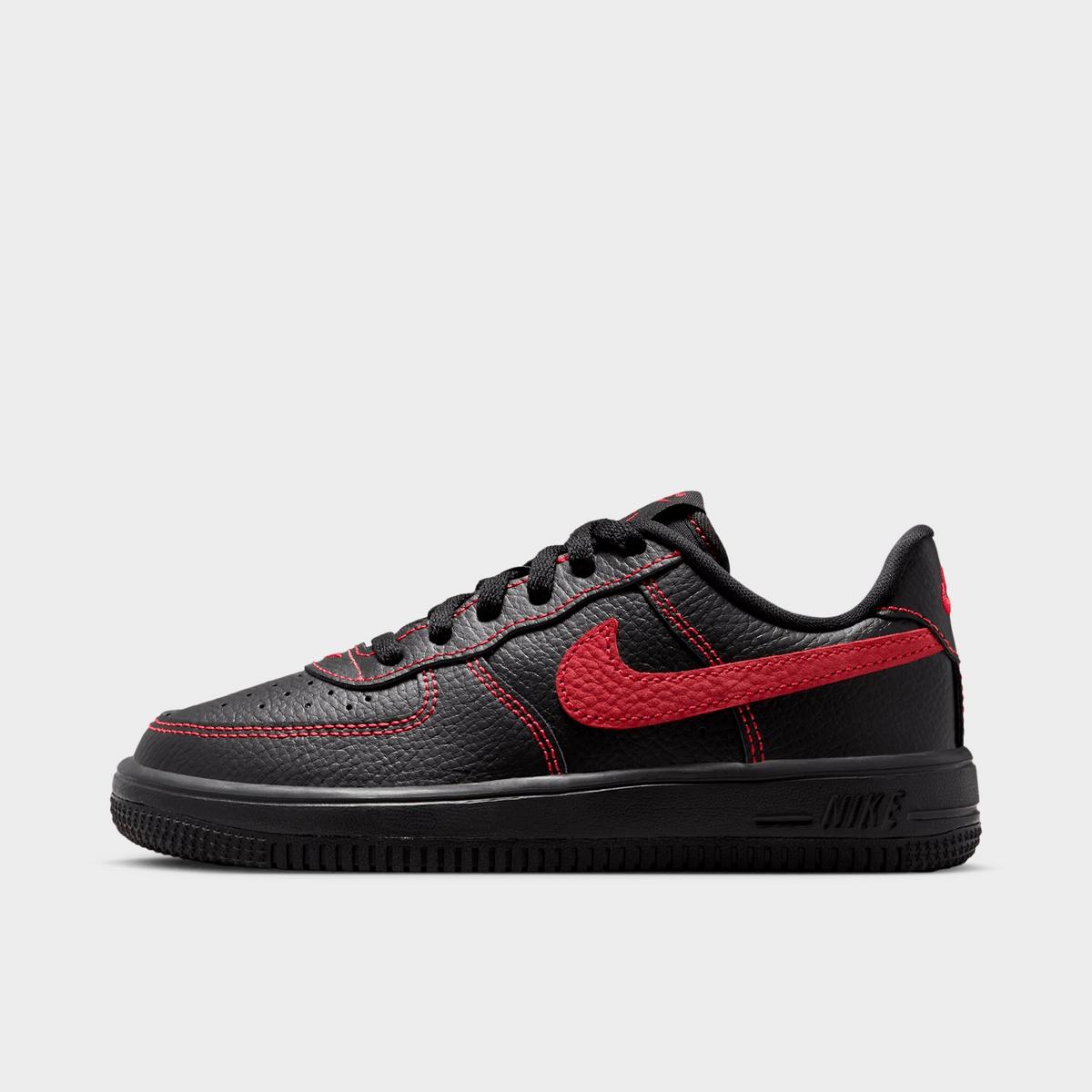 [im7997-001] Preschool Nike Air Force 1 Low Lv8 3 'bred (ps)'