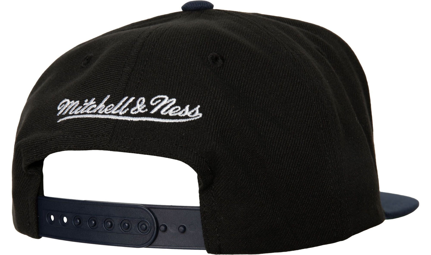 Men's Mitchell & Ness Nhl 2 Tone Side Patch Snapback Lightning - Black-Navy
