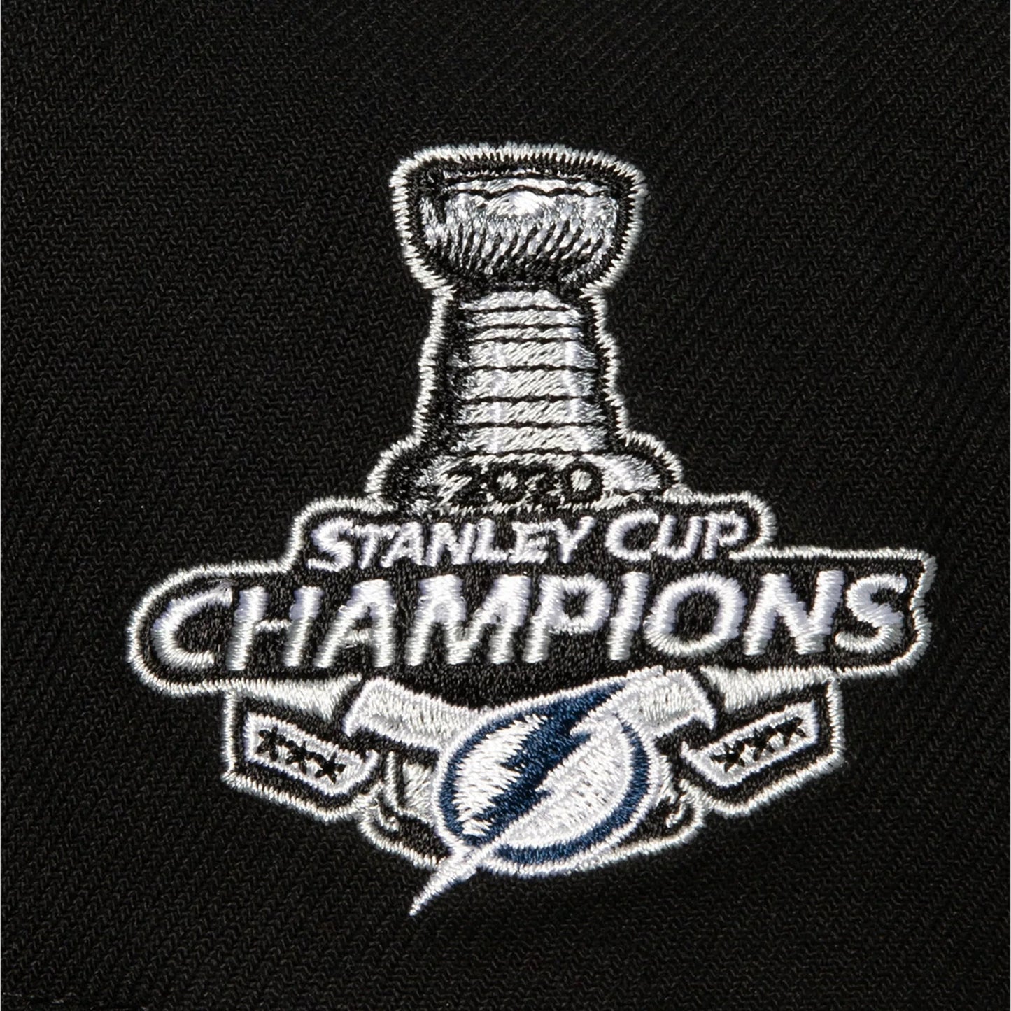 Men's Mitchell & Ness Nhl 2 Tone Side Patch Snapback Lightning - Black-Navy