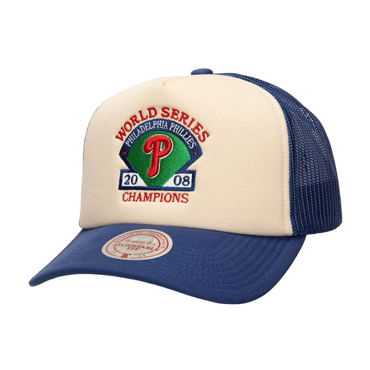 Men's Mitchell & Ness MLB Bases Loaded Trucker Phillies 2008