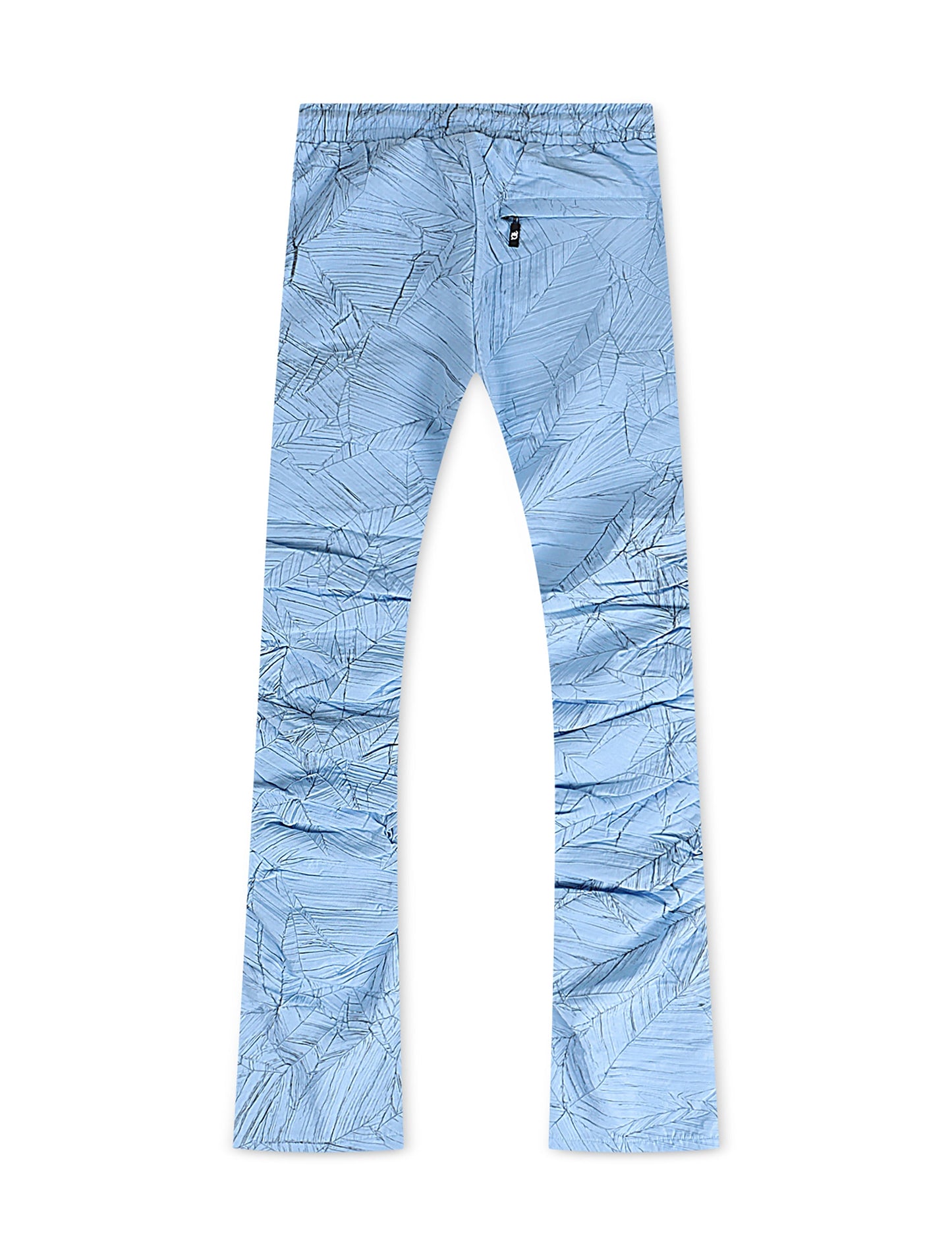 Frost Original Monico Nylon Stacked Pants- Blue
