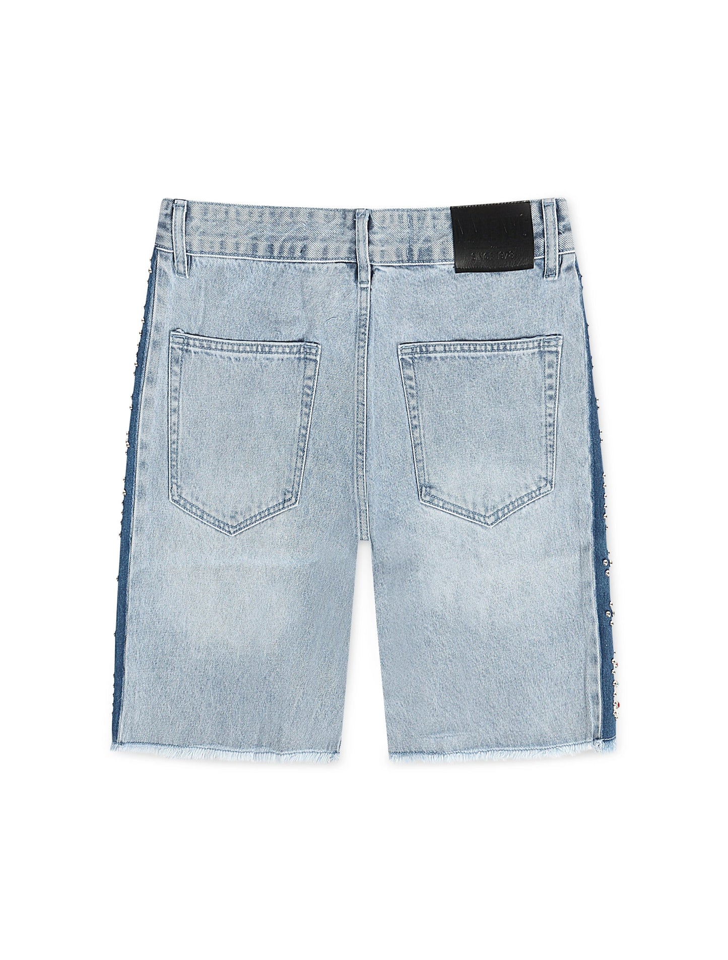 N.M.E NYC Enemy Army '97 Denim Shorts - Blue Wash