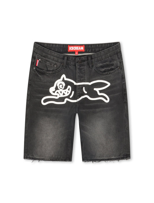 Icecream Frozen Yogurt Jean Short - Black Shade