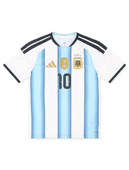 Adidas Argentina Messi 26 Home Jersey - White/Icey Blue