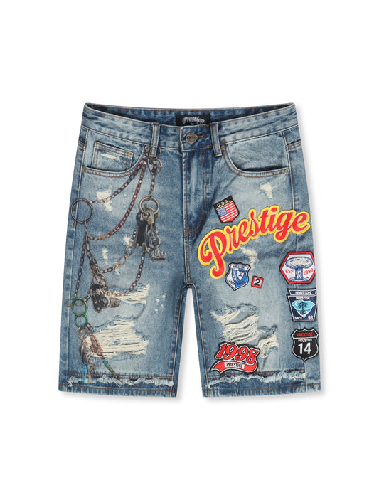 Prestige Varsity Shorts - Blue