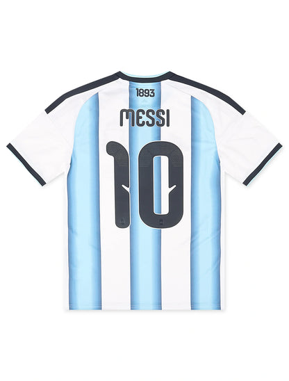 Adidas Argentina Messi 26 Home Jersey - White/Icey Blue