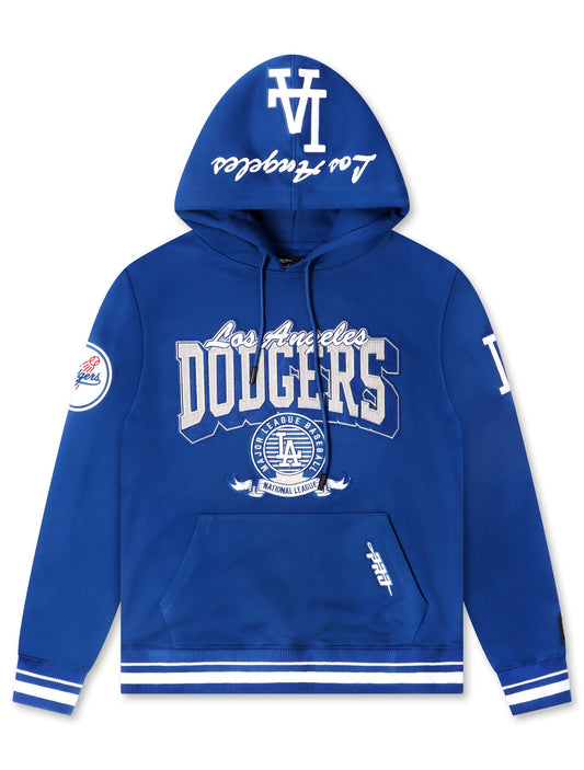 Pro Standard LA Dodgers Team Badge Hoodie - Blue