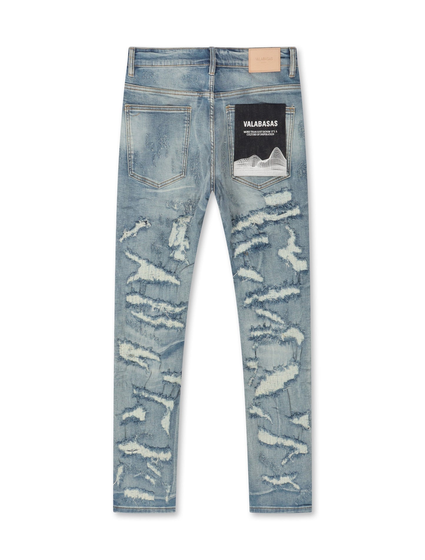 Valabasas Payload Skinny Jean - Light Blue Wash