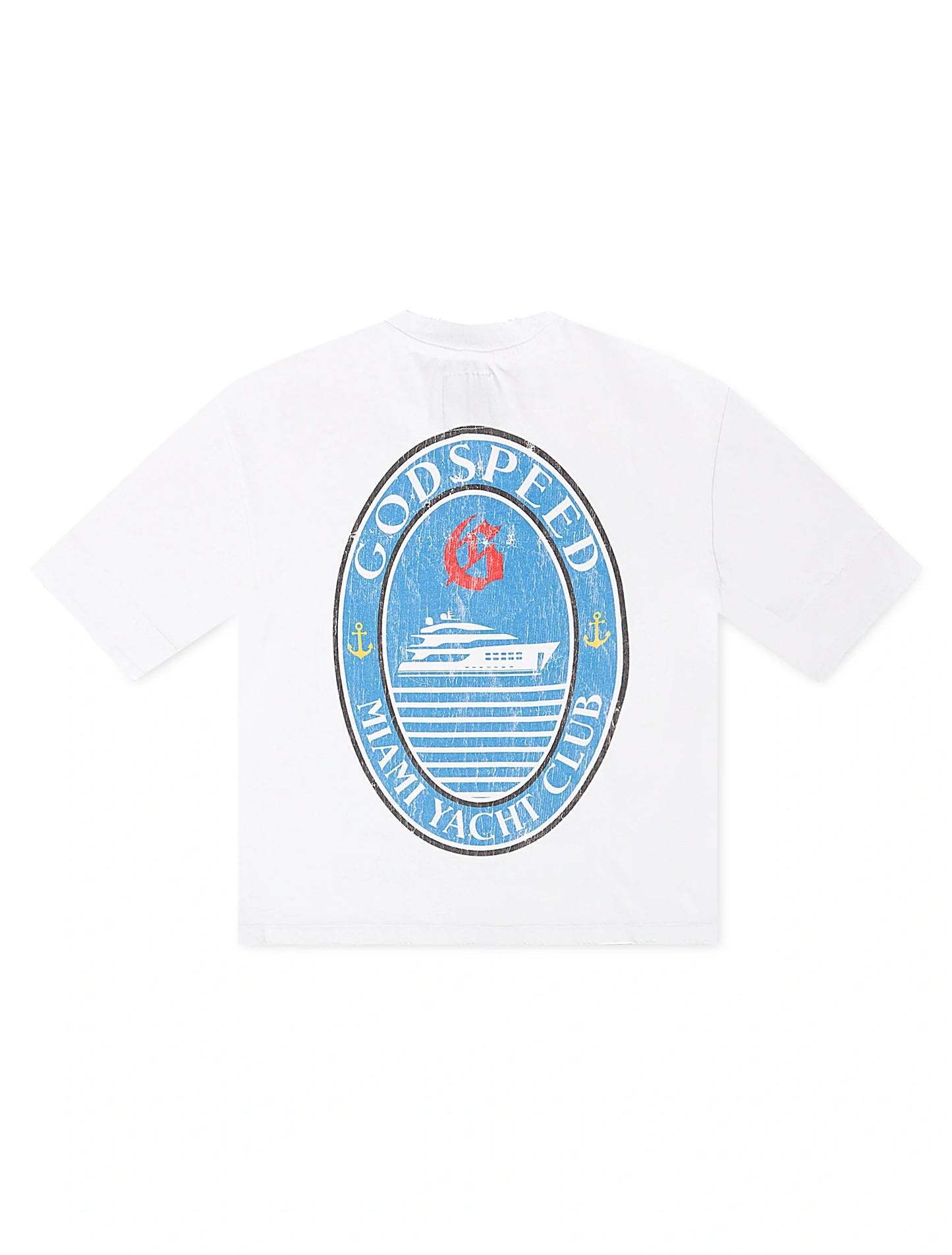 Godspeed GMYC Wave Runner Boxy Tee - White