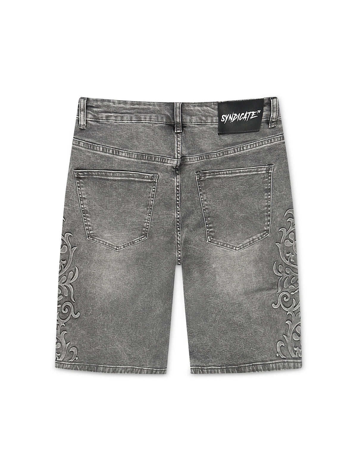 The Syndicate Legacy Shorts - Dark Grey Wash