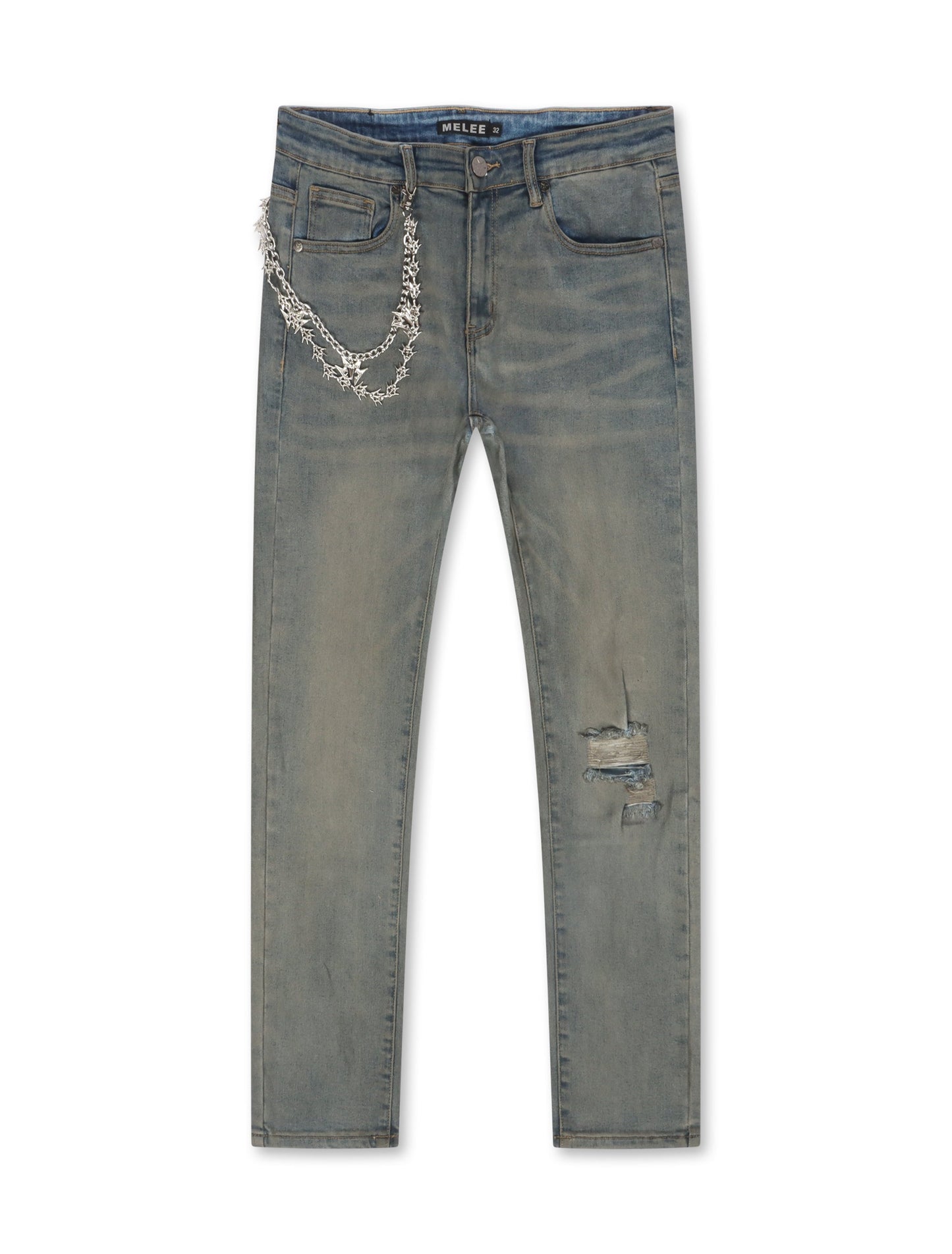 Melee V12 Jean - Blue Oil Wash