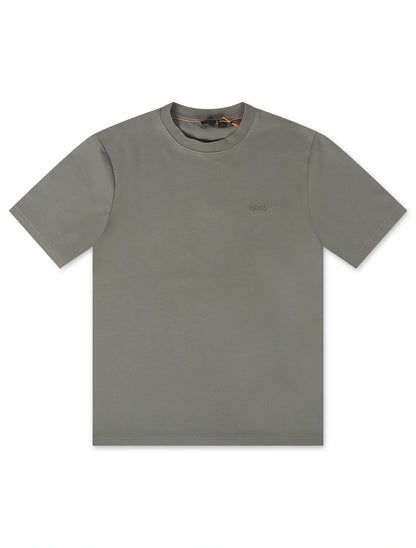 Boss Orange Interlock Tee - Open Gray