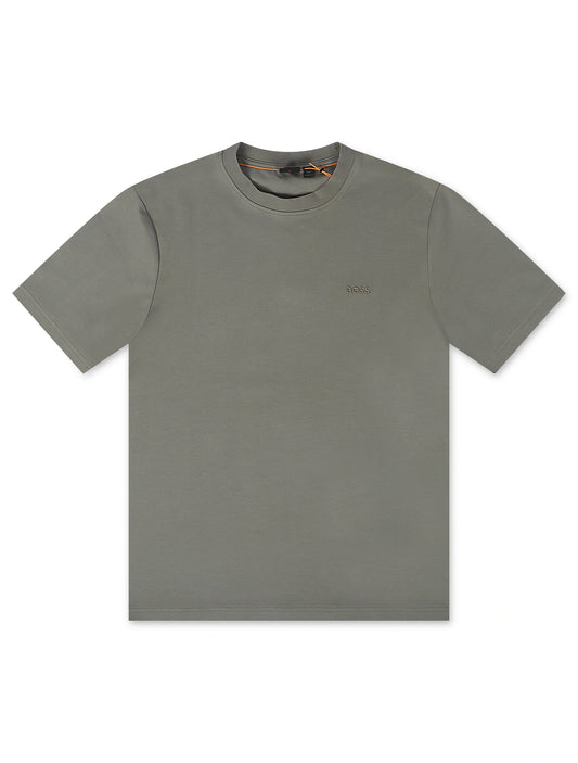 Boss Orange Interlock Tee - Open Gray