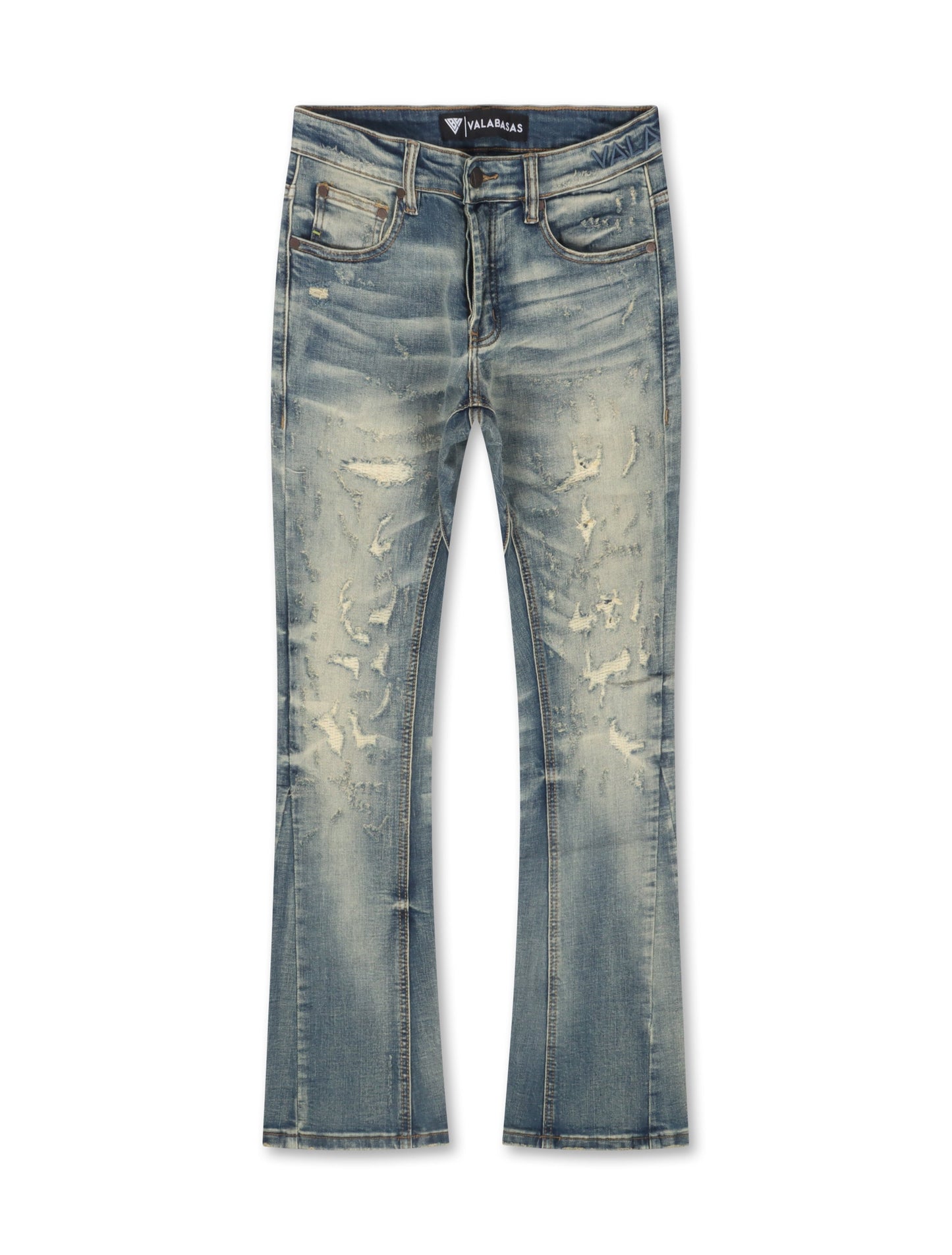 Valabasas Hibet Stacked Jeans - Vintage Blue